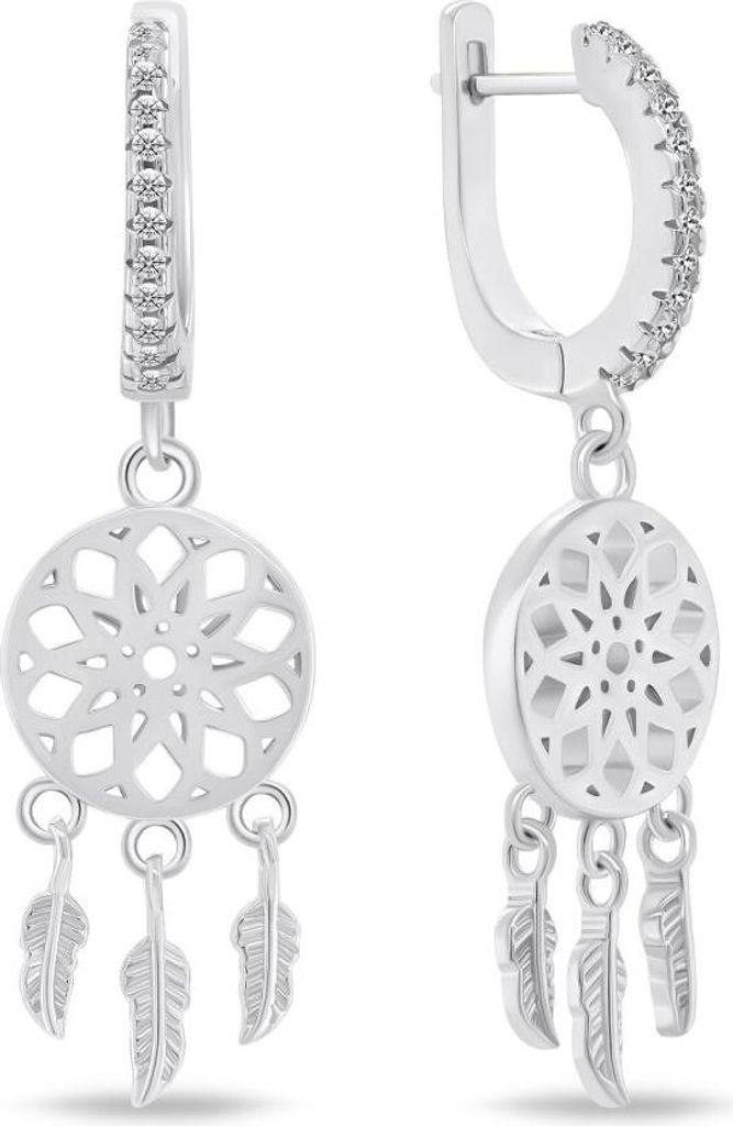 Original Silber Ohrringe Dream Catcher EA733W