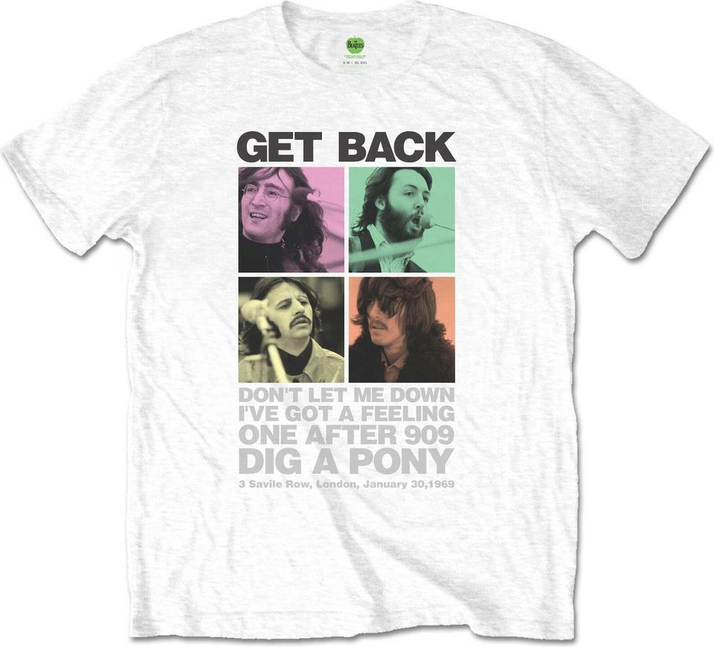 The Beatles - "3 Savile Row" T-Shirt für Herren/Damen Uni RO4246 (XXL) (Weiß)