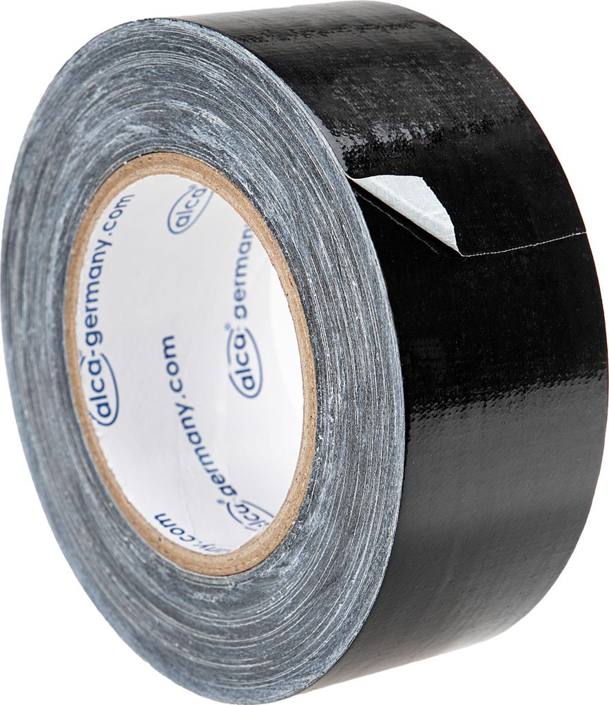 alca Reparatur Montage Klebeband schwarz Power Tape ca. 0,2 mm x 50 mm x 50 m wasserfest selbstverschweißend starke Klebkraft extra reißfest