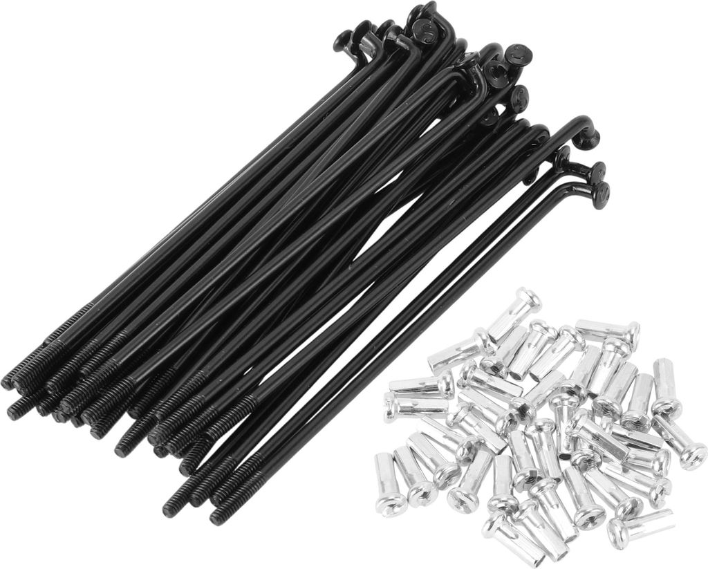 1 Satz 14G 74mm Länge Fahrrad Speiche mit 14G 12mm Länge Nippeln