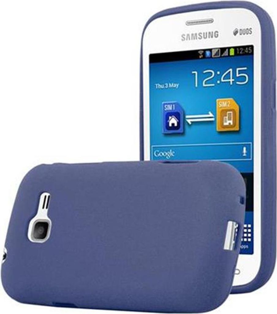 Cadorabo Schutzhülle für Samsung Galaxy TREND LITE Hülle in Blau Handyhülle TPU Etui Cover Case