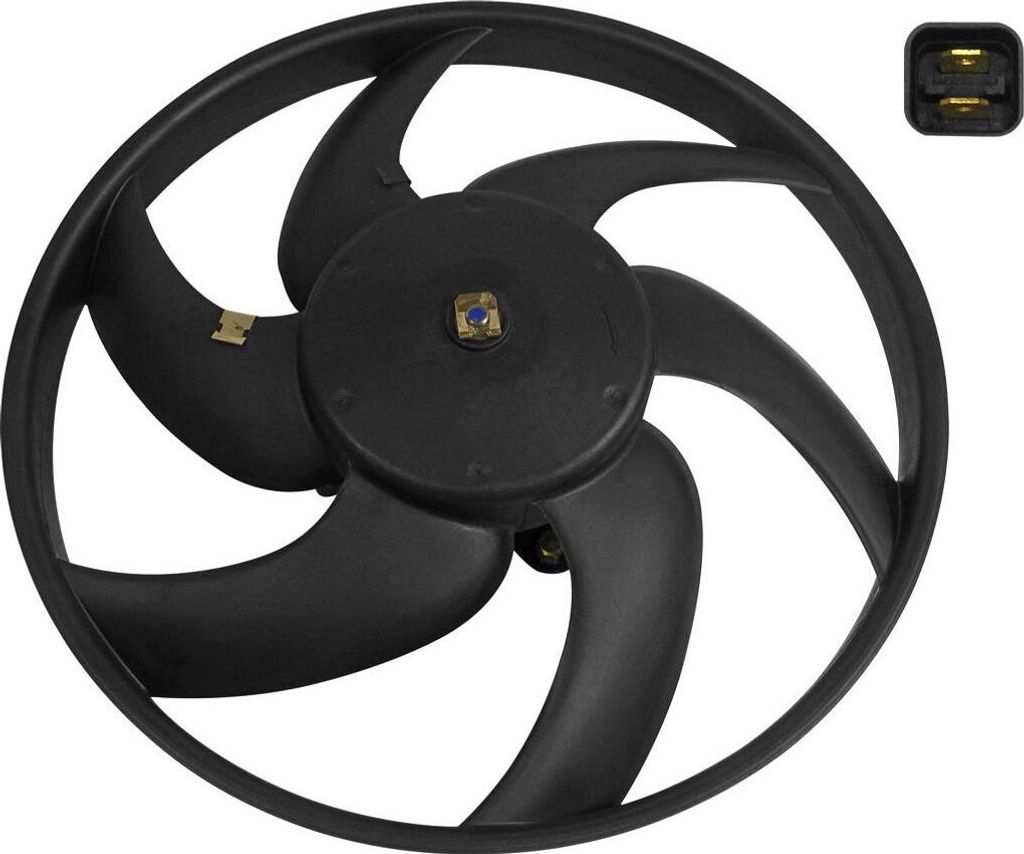 VEMO V22-01-1769 Lüfter Motorkühlung Kühlerlüfter passend für PEUGEOT 306 Schrägheck (7A, 7C, N3, N5) Wasserkühler Ø335mm
