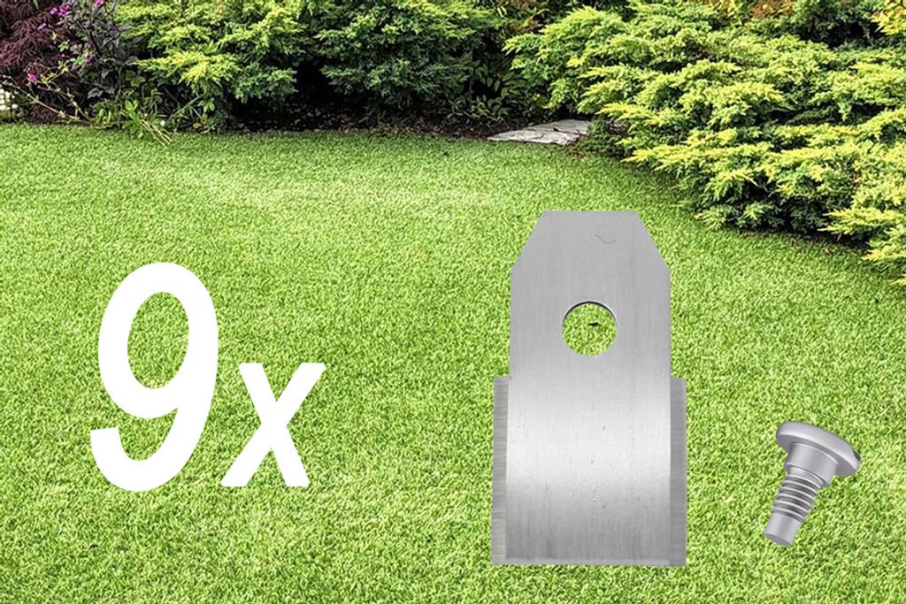 9x Messer für Mähroboter | Messer für Husqvarna Automower | Produktbild 
