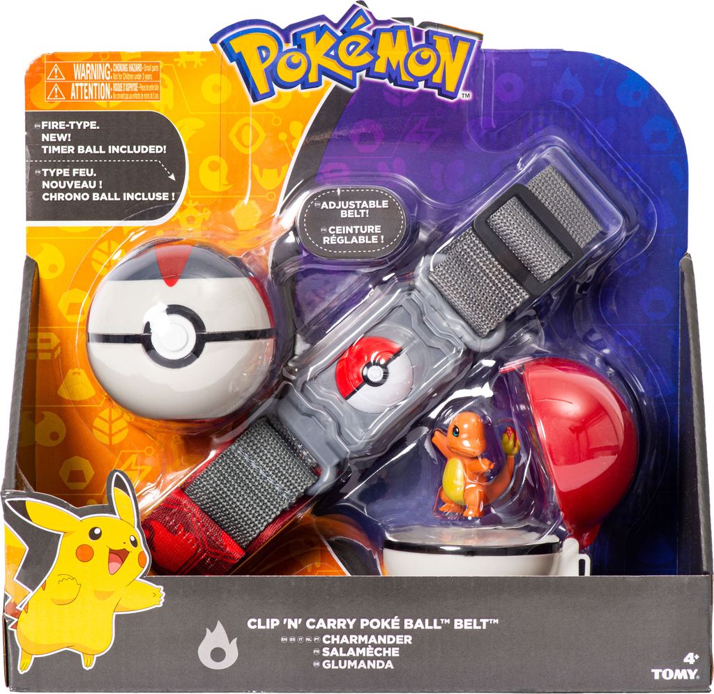 Pokémon Clip’n Carry Gürtel - Glumanda (4 cm) - Produktbild 