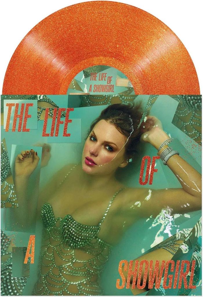 Taylor Swift: The Life Of A Showgirl: Sweat And Vanilla Perfume (Portofino Orange Glitter Vinyl)