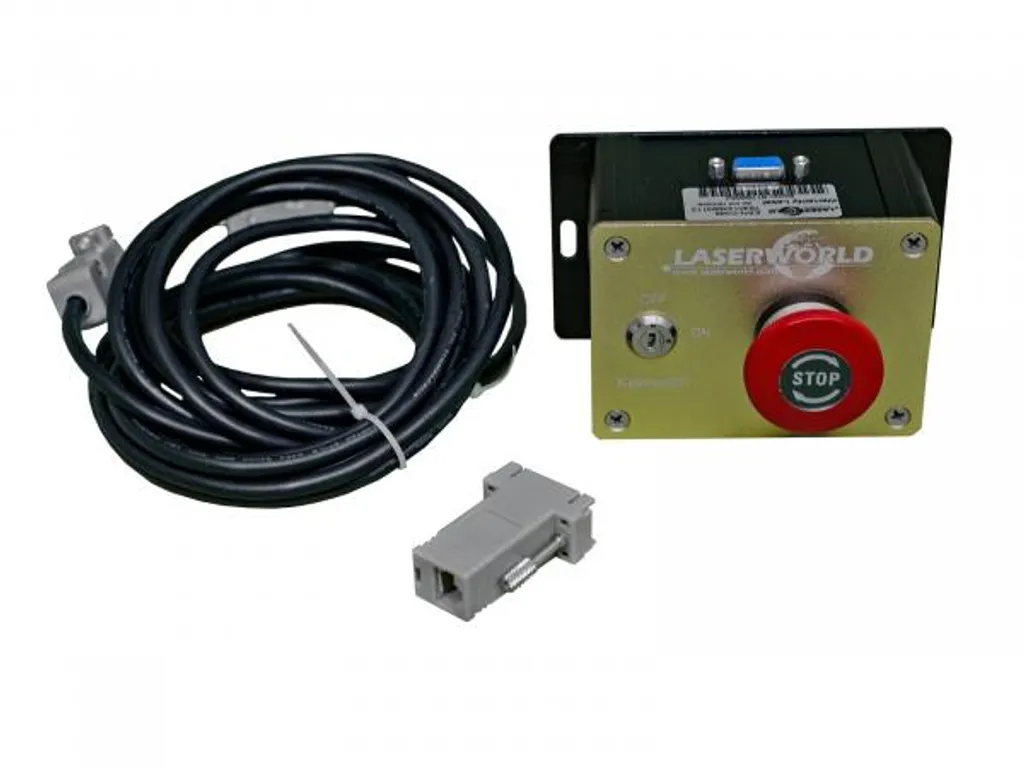 Boîtier d'arrêt d'urgence Interlock Unité de sécurité LASERWORLD 51743191 - 5