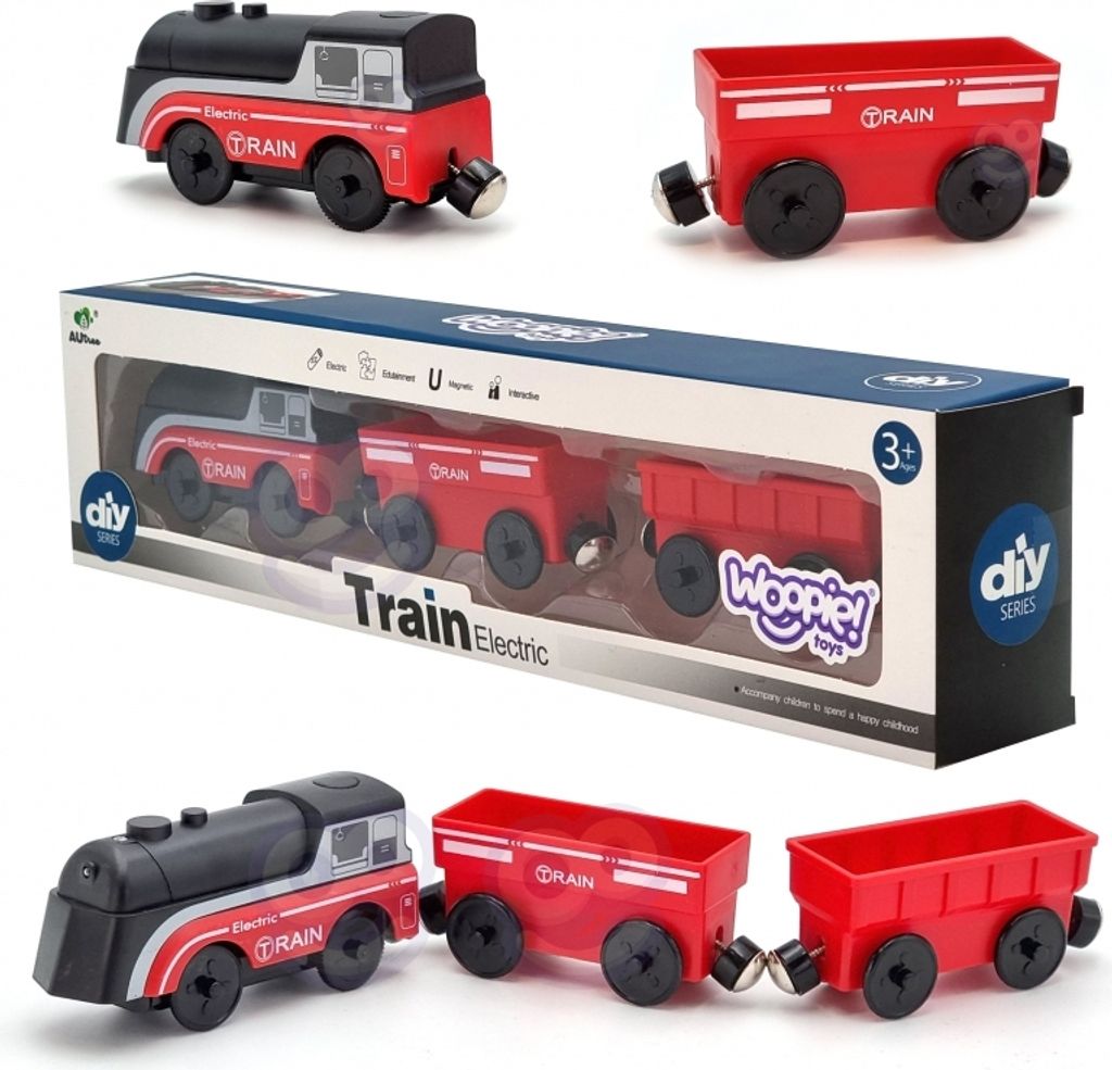 Woopie Elektrolokomotive Zug Magnetautos
