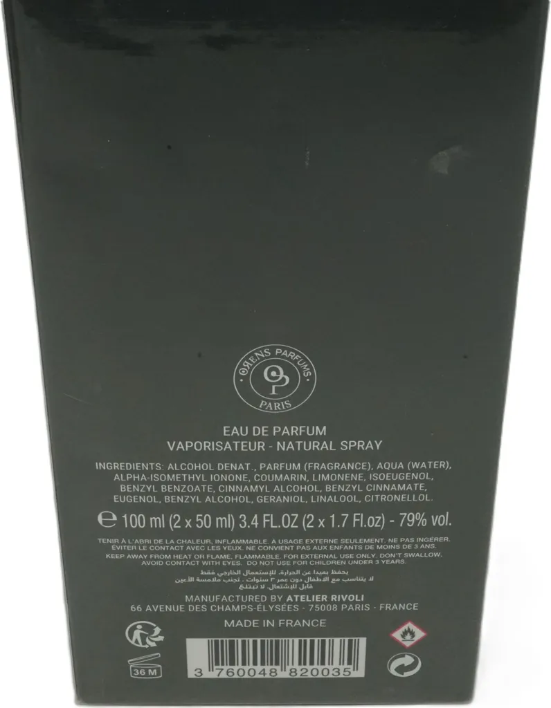 Eau de Parfum Sabil Nocturne Orens - Duo de Flacons Rechargeables - 2