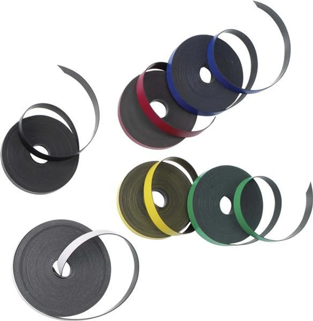 Bande Magnétique pour Rendre vos Objets Aimantés 10mm x 10m Noir Nobo