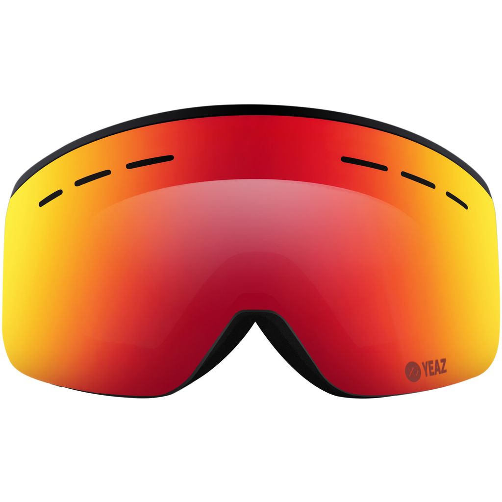 YEAZ RISE Ski- Snowboardbrille schwarz