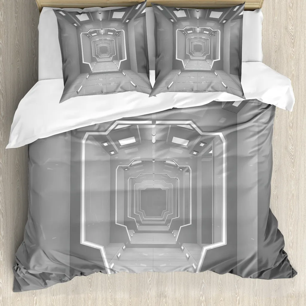 ABAKUHAUS Copripiumino Space 200x200 Anallergico Sistema Solare