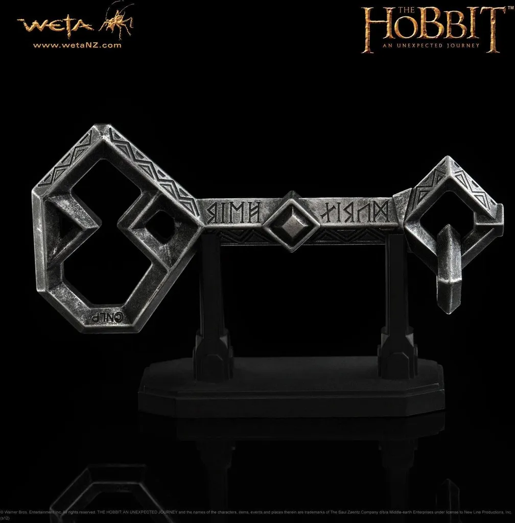 Réplique Fidèle Clé d'Erebor Le Hobbit - Métal de Qualité Supérieure - 4