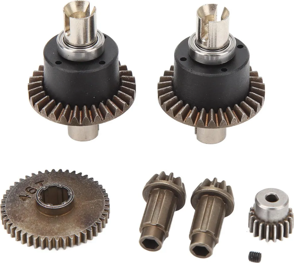Kit Entraînement Moteur et Différentiel pour Réparation RC SCY 1/16