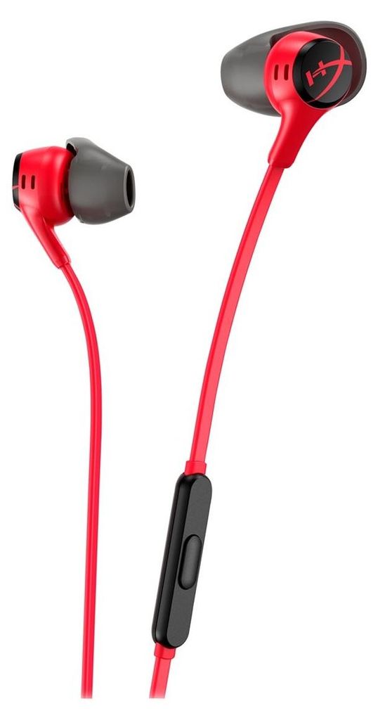 Sluchátka Cloud Earbuds II (červená), Kabel, Hraní, 20 - Obrázek produktu 