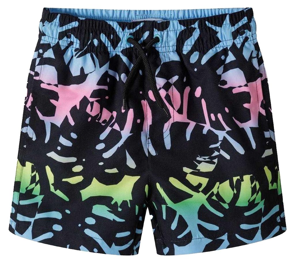 Minoti - Badeshorts für Jungen, Mesh-Futter MN253 (104) (Schwarz)