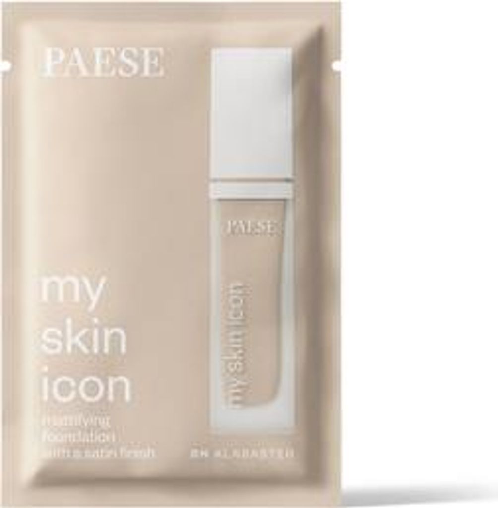 PAESE My Skin Icon Mattierendes Make-up 0N Alabaster 1ml Probe
