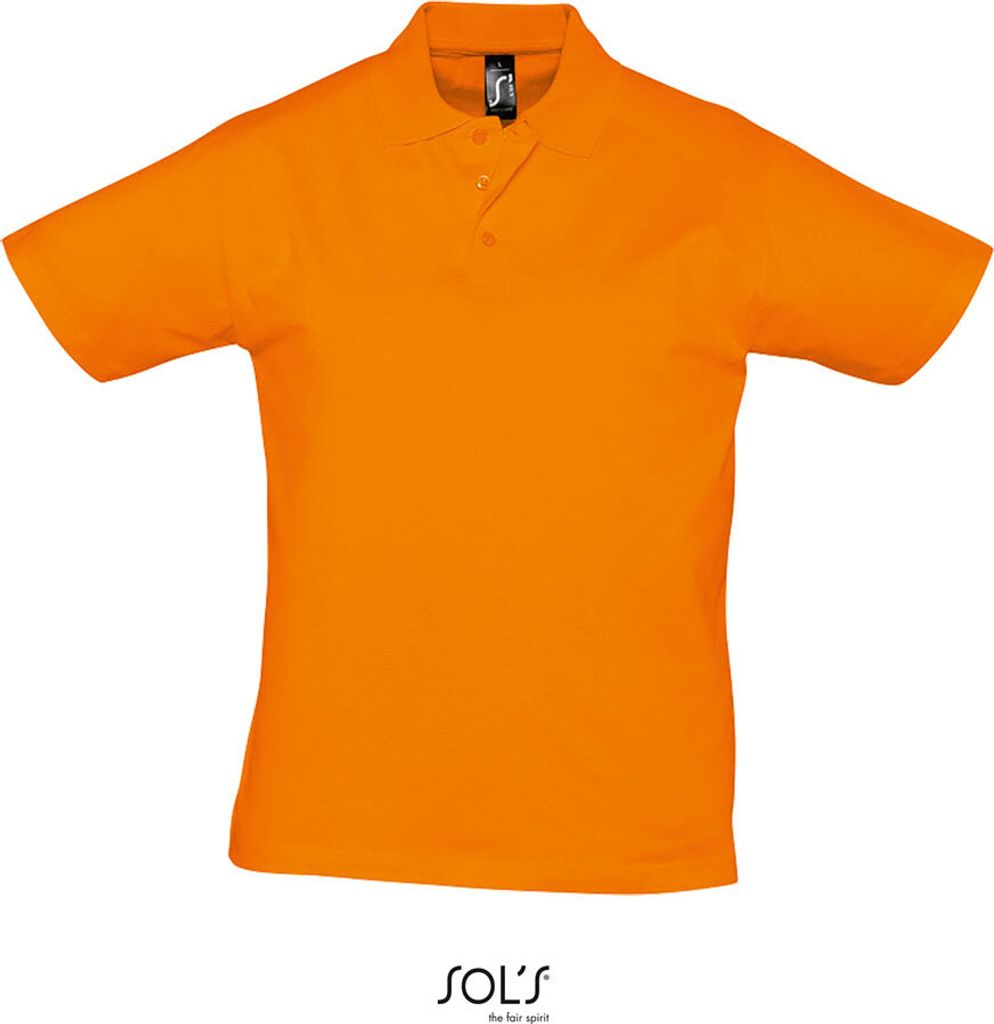 SOLs 11377 | Herren Poloshirt Prescott - Farbe: Orange - Größe: 3XL