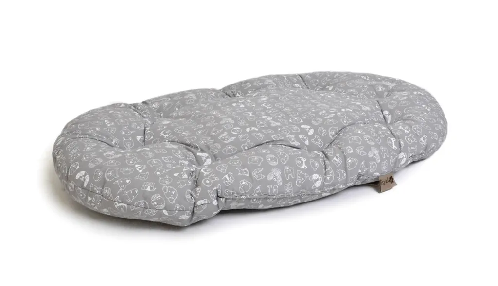 Offerta Cuscino Cane 80cm Grigio Stampa | Risparmio e Comfort Pet
