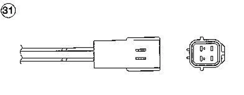 Sonde Lambda pour Murano II et Koleos I NGK 95893 - Réduction Consommation