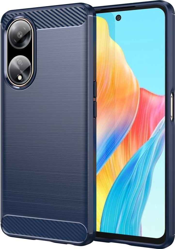 OPPO A98 Hülle - Coverup Armor Brushed TPU Back Cover - Blau