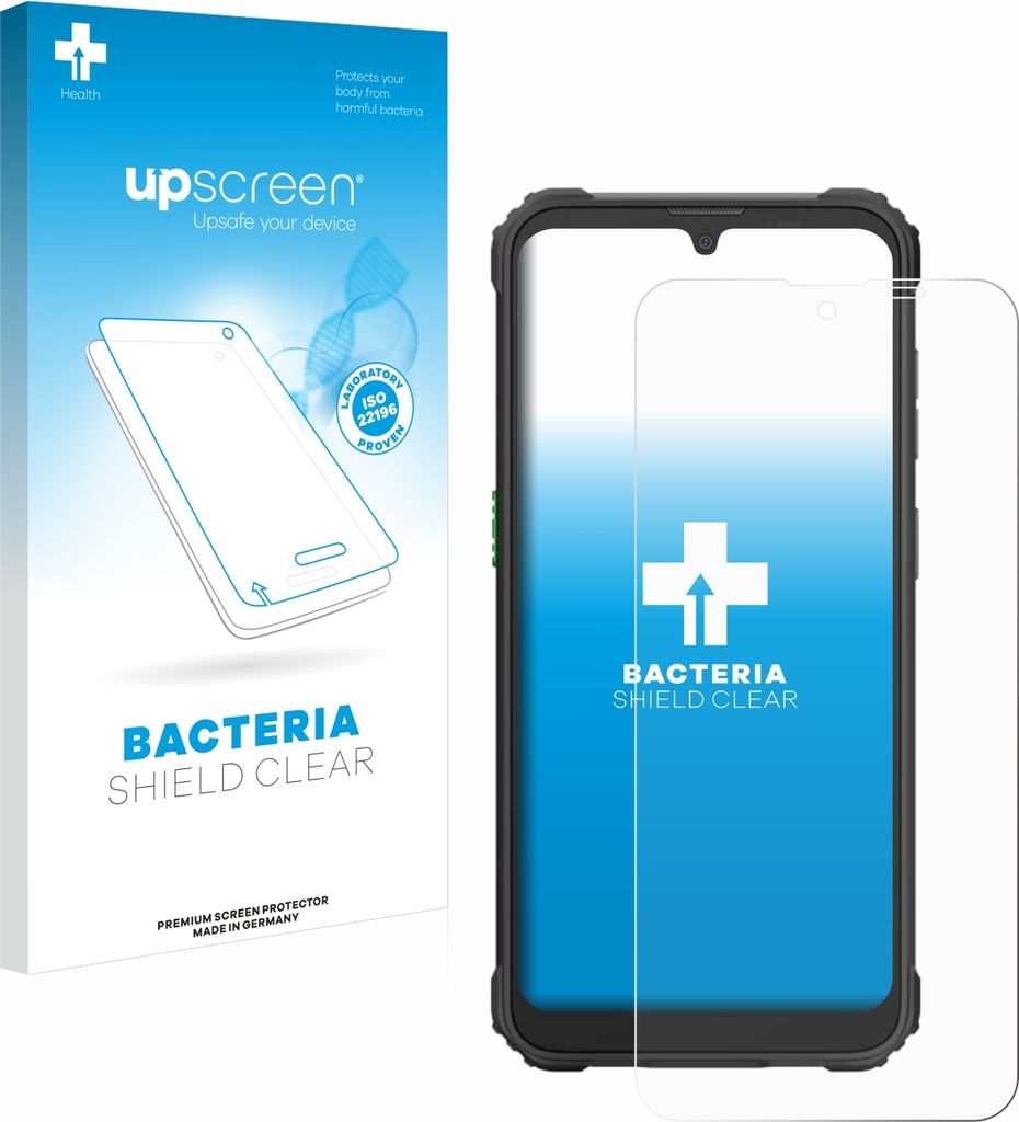 upscreen Schutzfolie für Blackview BV5300 Plus Displayschutz Displayschutzfolie Folie Klar antibakteriell