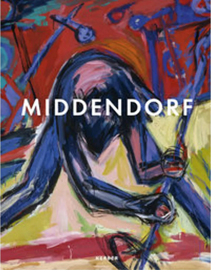 Peinture Contemporaine Helmut Middendorf - Art Abstrait Mural de Luxe