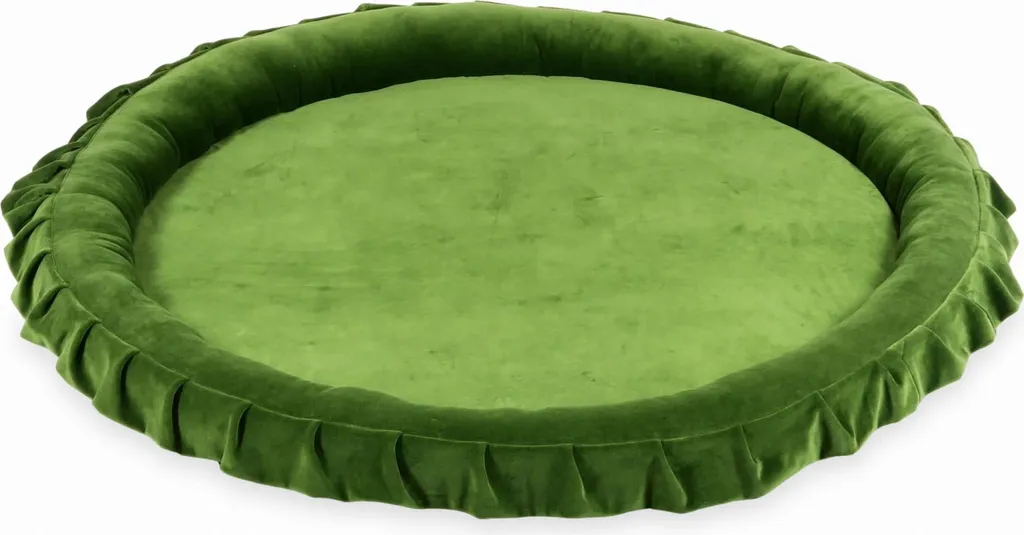 Coussinets 120cm Velvet Soft Olive - Protégez et Confortez vos Enfants