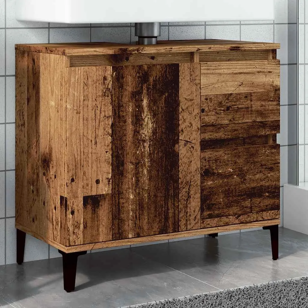 Mobile Lavabo vidaXL Design Legno Recuperato 65cm - Eleganza Bagno