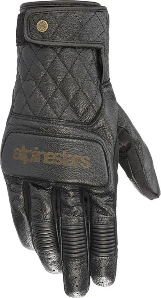 Gants Alpinestars Oscar Brass en cuir noir taille XL pour la moto