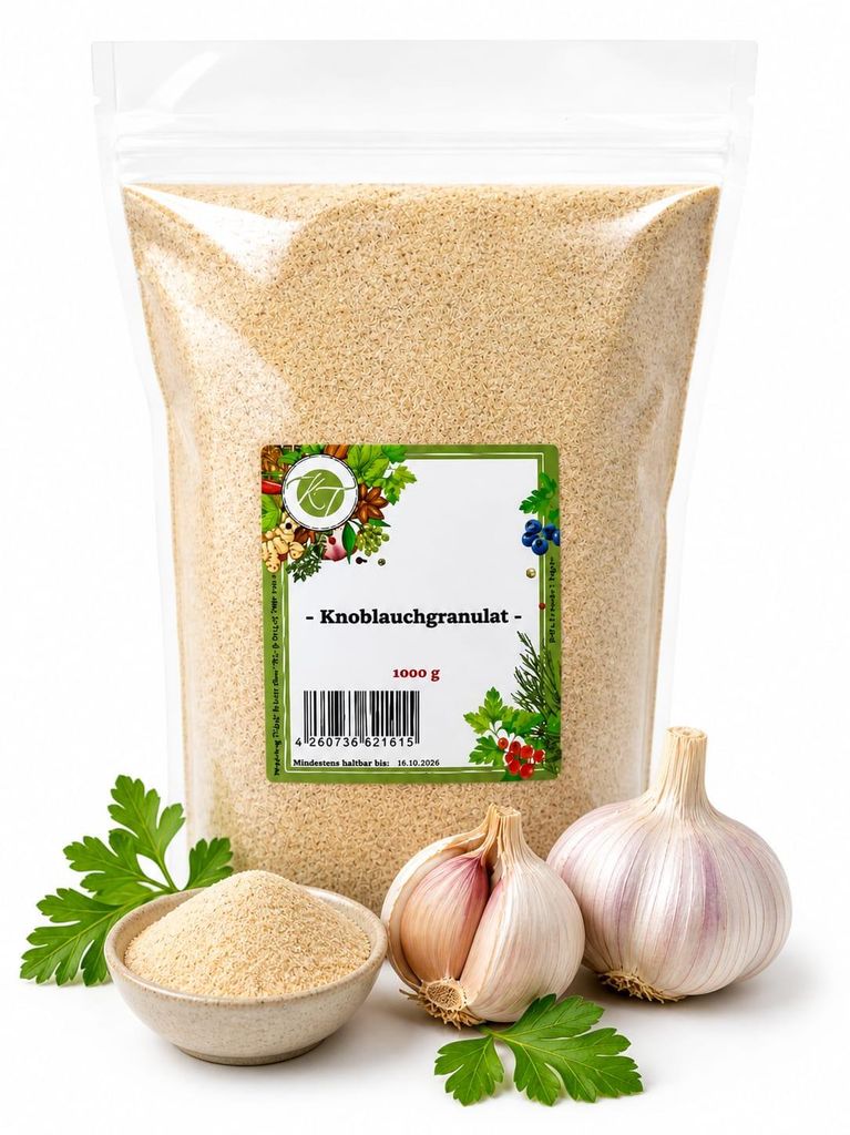K T 1000 g Knoblauchgranulat - Knoblauch Granulat - Produktbild 