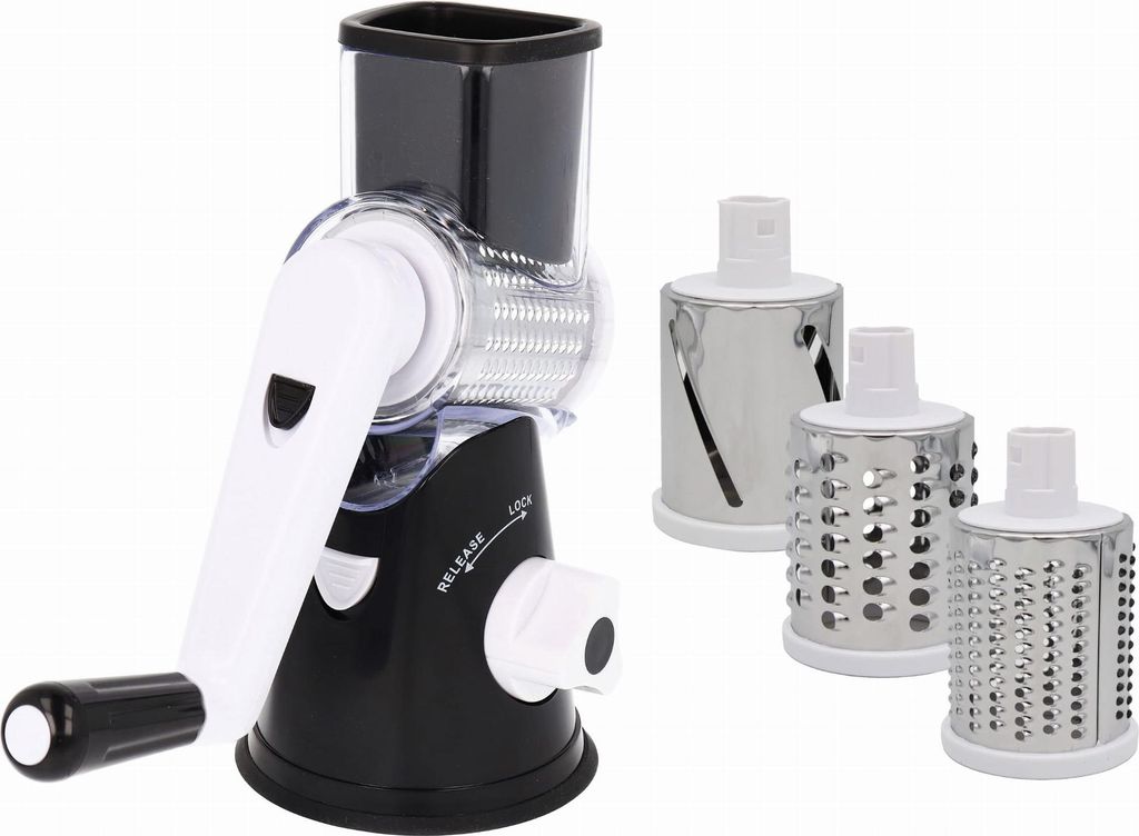 BRUNBESTE 3-in-1 Trommelreibe – Für Gemüse, Käse und Nüsse Produktbild 