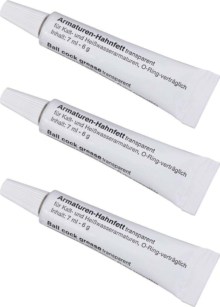 3 Tube á 6g Silikonfett Lebensmittelecht für Kaffeevollautmaten Armaturen Brühgruppe Dichtung O-Ringe Kaffeemaschinen EPDM VMQ MVQ NBR FKM