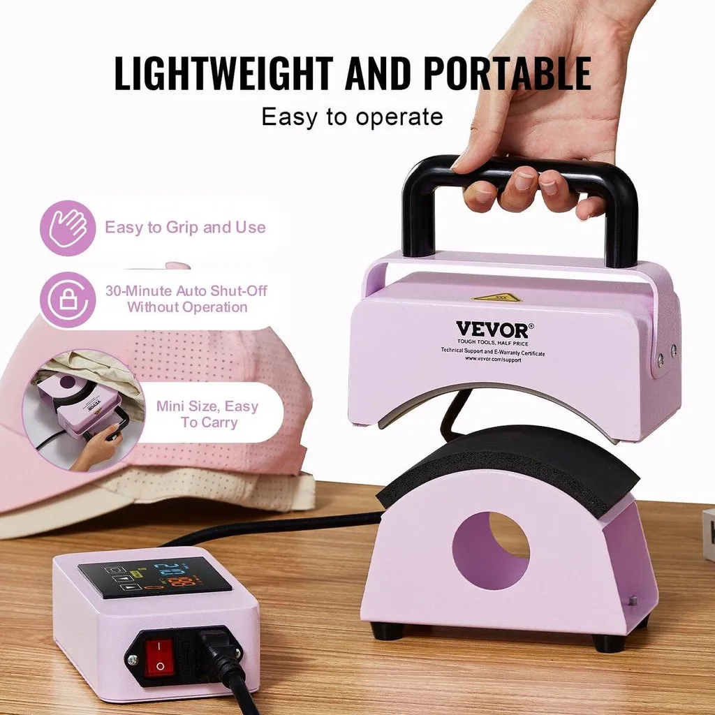 Machine de transfert thermique pour casquettes et chapeaux format mini - 5