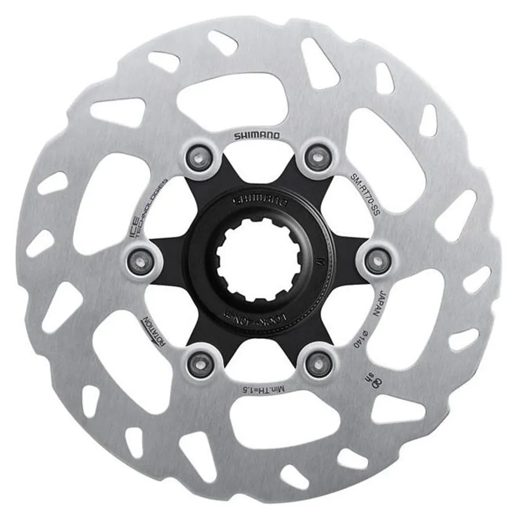 Shimano SM-RT70 Disque 140 mm Argent avec Technologie de Refroidissement