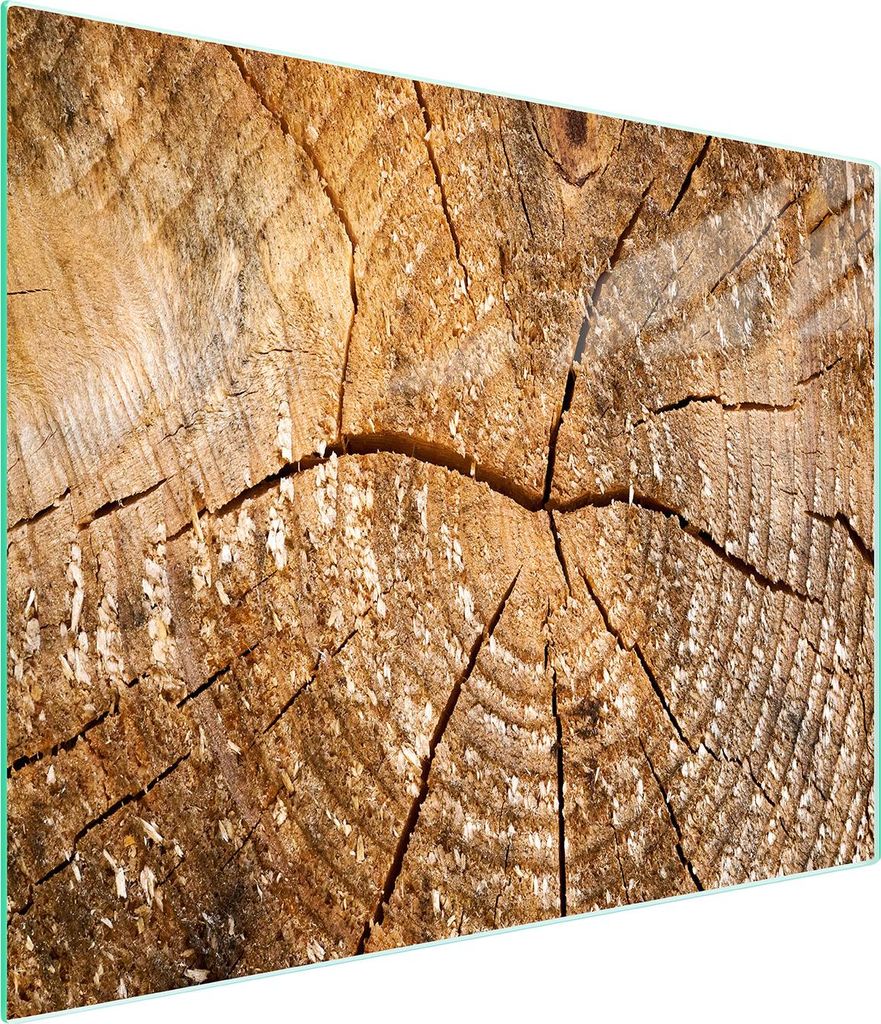 Glasschneidebrett 52x30 Holz