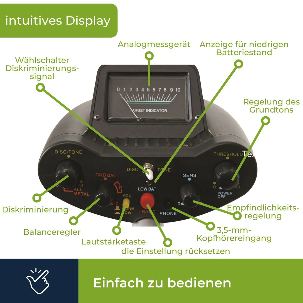 Détecteur de métaux professionnel haute précision modèle Pro-Scan X5 - 10