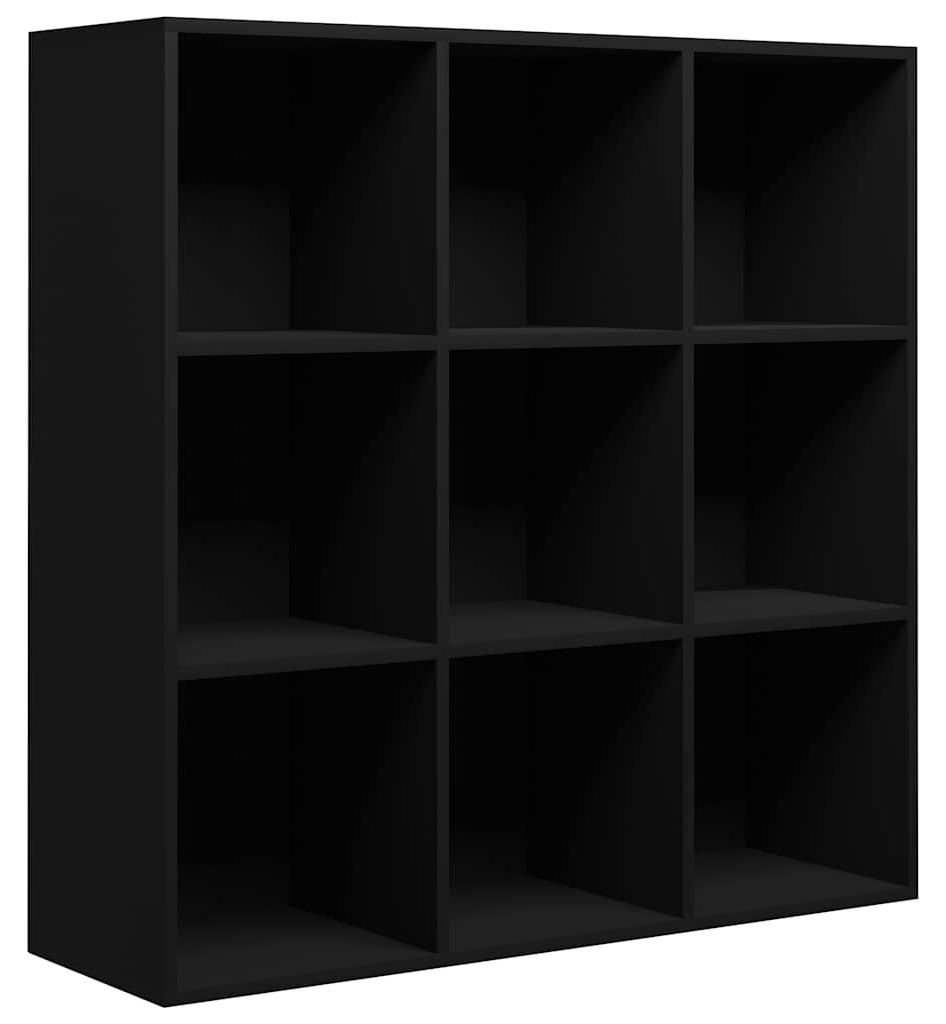 vidaXL Bücherregal Schwarz 98x29x97,5 cm Holzwerkstoff Produktbild 