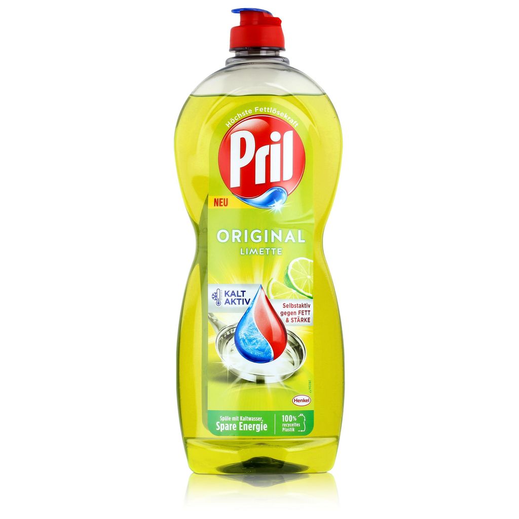 Pril Spülmittel Original Limette 675ml - Hohe Fettlösekraft (1er Pack)