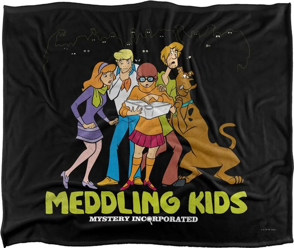 Scooby Doo Couverture Meddling Kids TV18522 Plaid Coloré Taille Unique