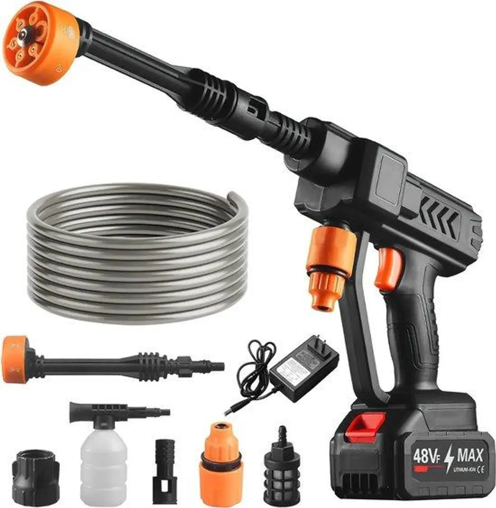 Nettoyeur sans fil 26 bars - Batterie Lithium et Buses multi-jets Pro