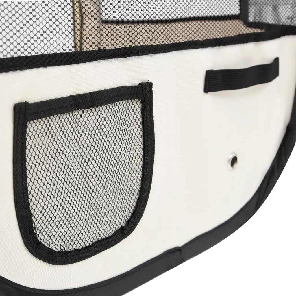 Box Viaggio vidaXL Rosa 90x90: Recinto Pieghevole Portatile per Pet - 10