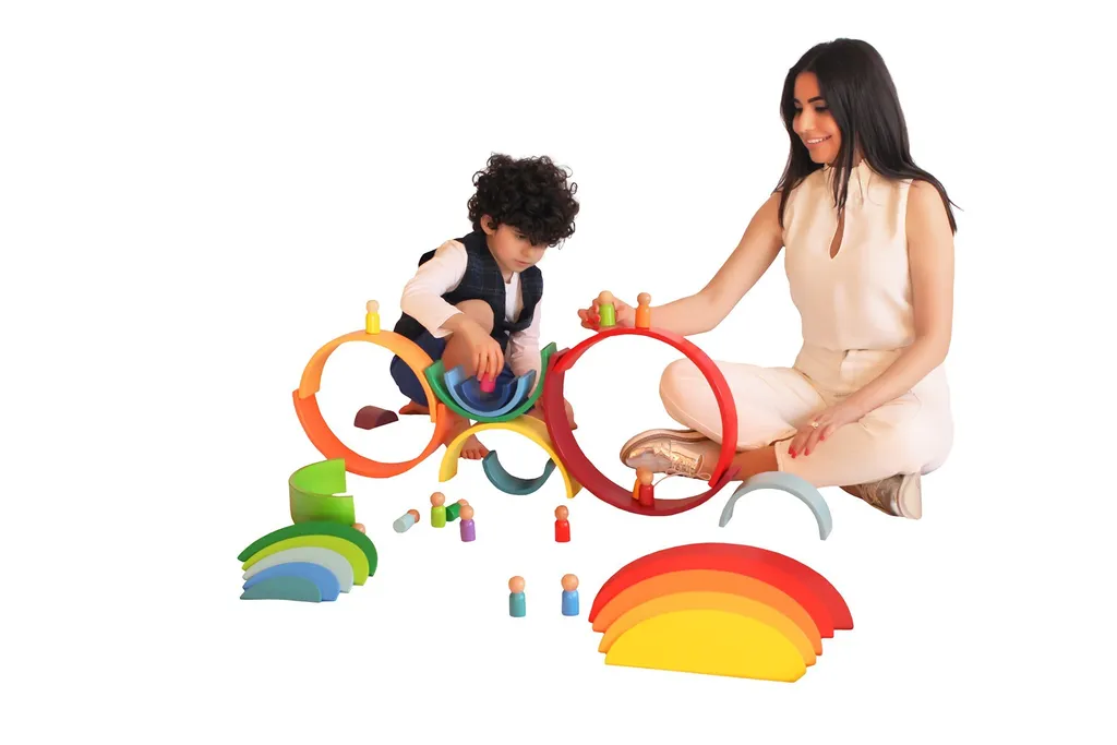 Jeu Waldorf 100% Tilleul et MDF - Skye Decor Multicolore Durable - 3