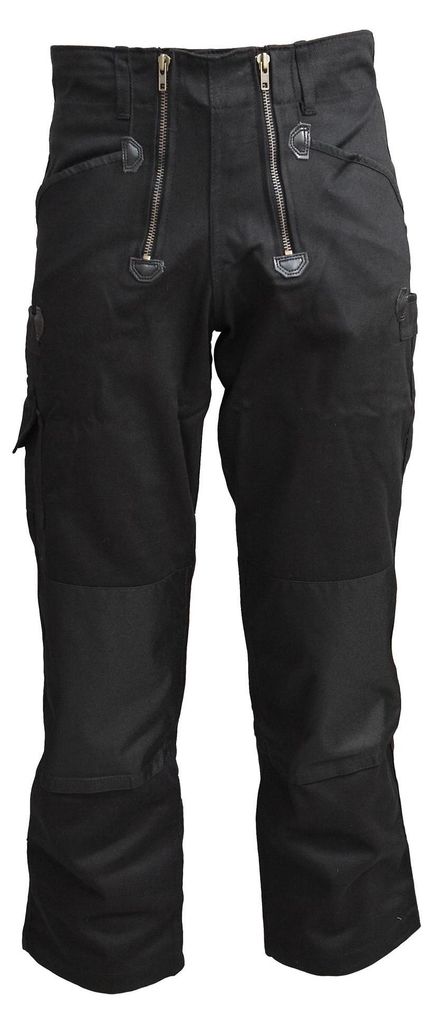 TMG 400 Herren Arbeitshose aus Baumwolle mit Cordura Knieverstärkung schwarz, 58, Schwarz