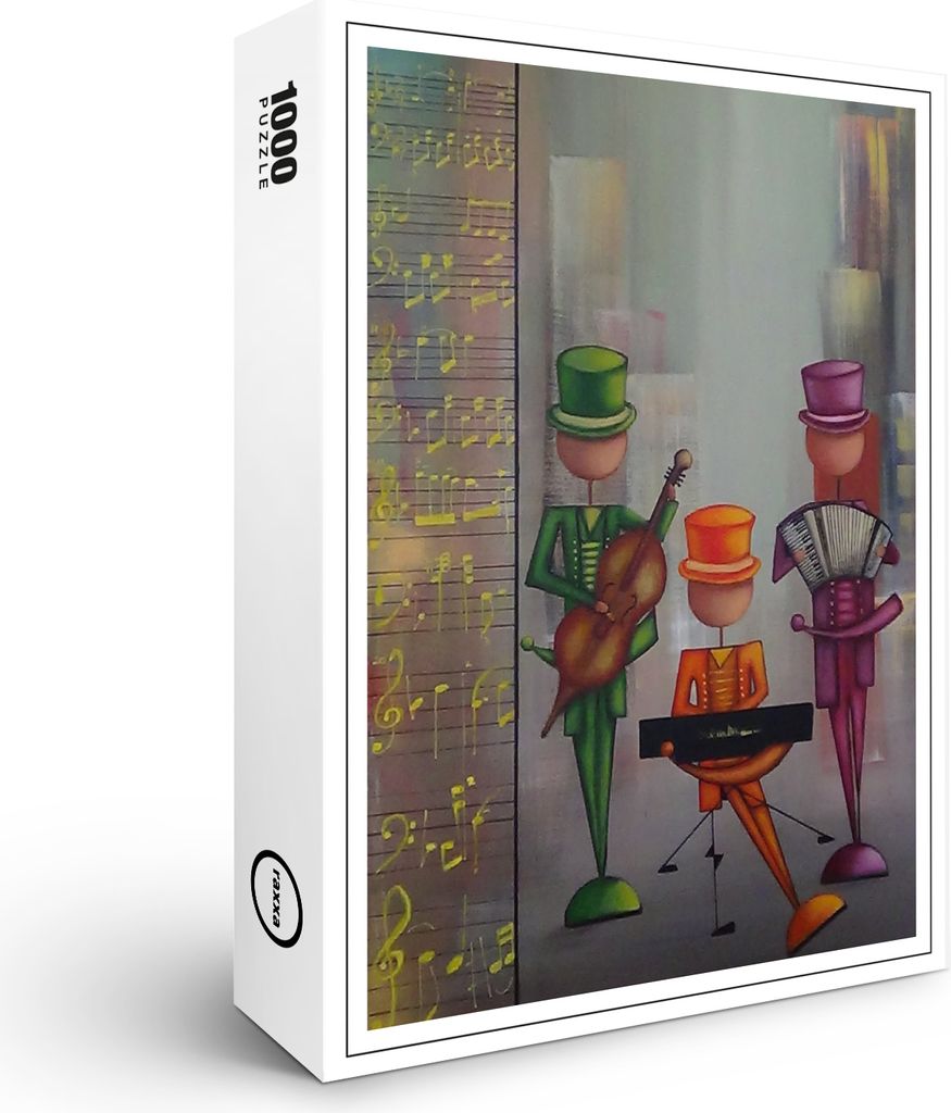 raxxa Premium-Puzzle "Die Musiker", 1000 Teile