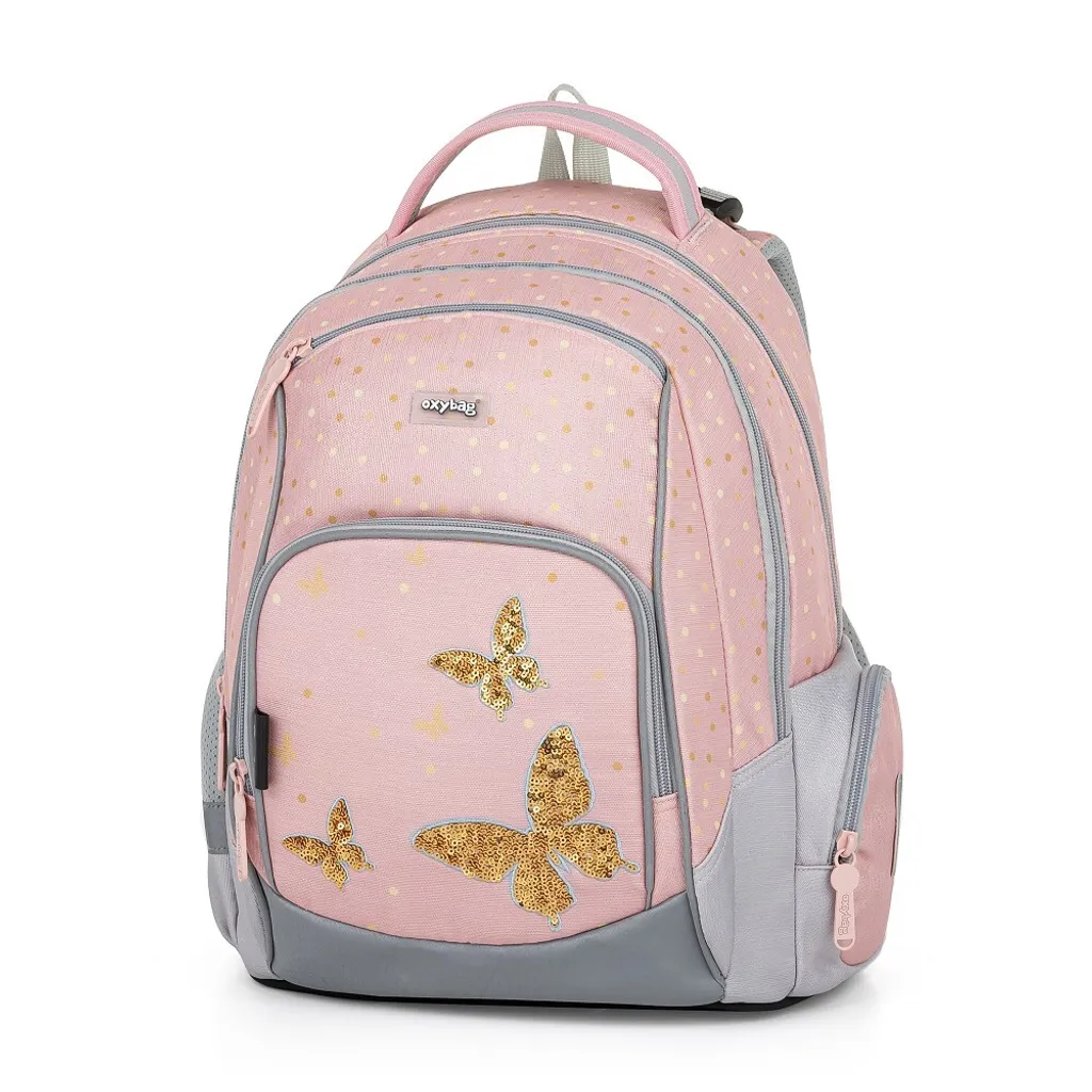 Sac à dos scolaire OXY GO Butterfly Oxybag pour filles en primaire