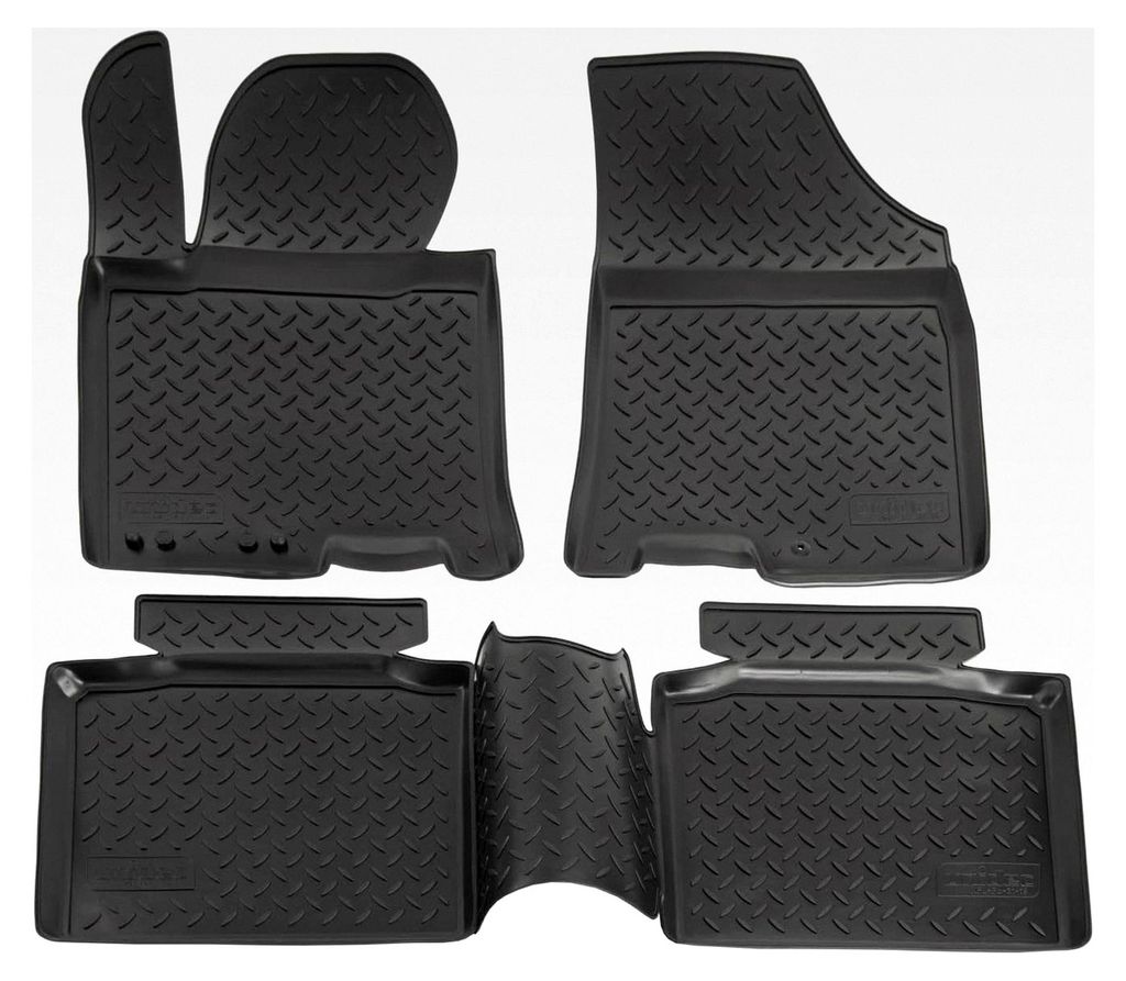 3D Gummimatten für Auto, kompatibel mit I40 ab 2011, Rand cca 4cm, Allwetter, 4-teilig,
