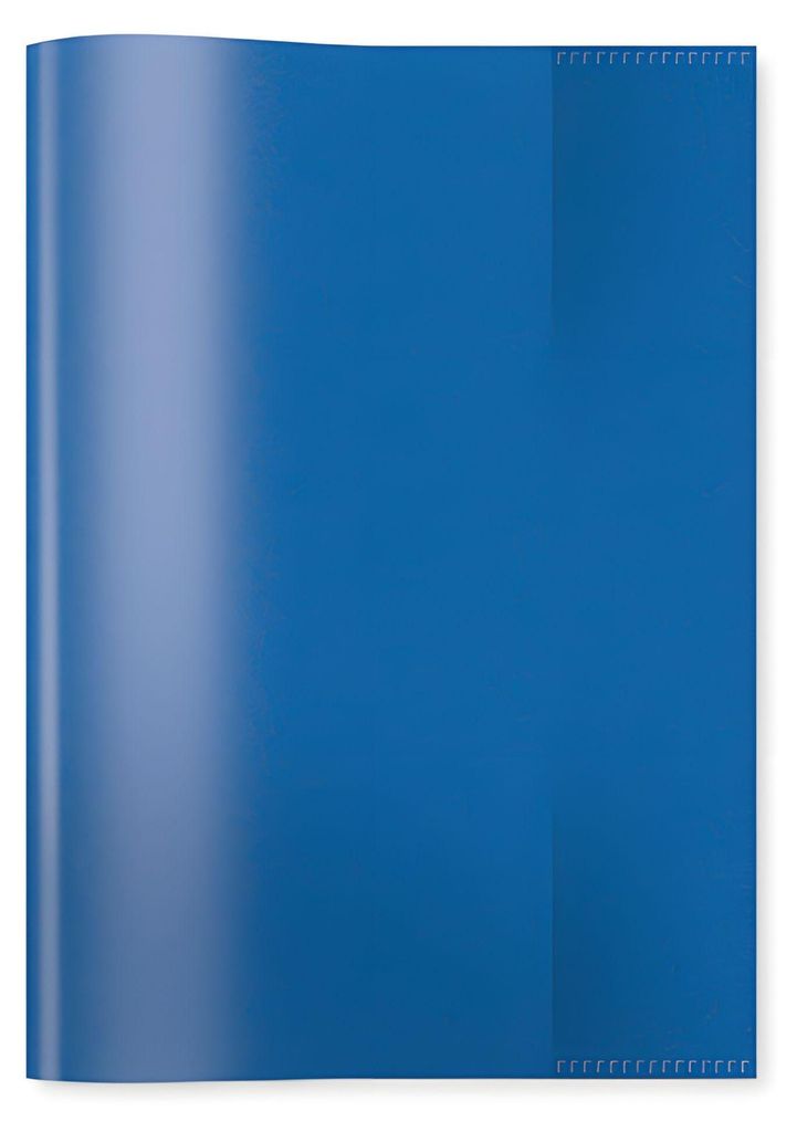 HERMA Heftschoner DIN A5 aus PP transparent blau Produktbild 