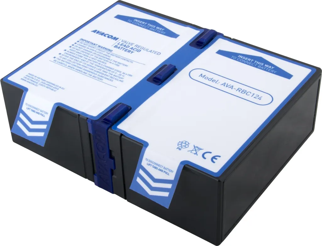 Solution panne onduleur : Batterie compatible RBC124 AVACOM performante - 3