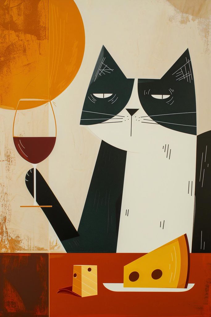 Plakat 30x45cm Geschmackvoller Genussfreund