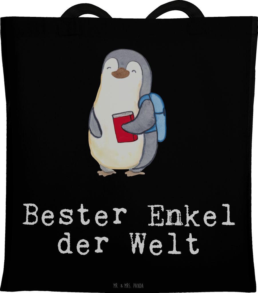 Mr. & Mrs. Panda Schultasche Pinguin Bester Enkel der Welt Produktbild 
